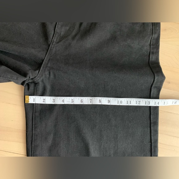 CIDER Mid Rise Flare Wide-Leg Jeans - Black - Picture 4 of 8